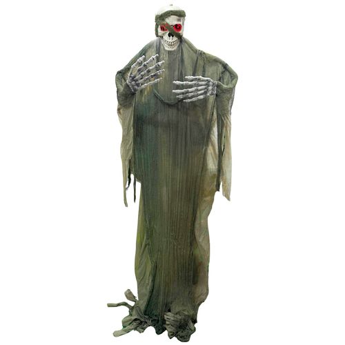 Boneco Caveira Gigante Smith com Som e Luz - 345cm