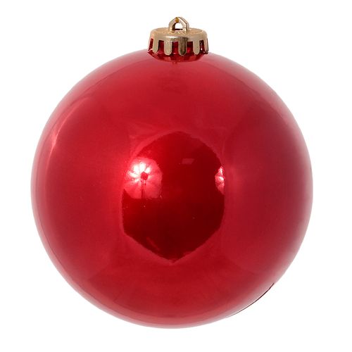 Bola de Natal Vermelha Perolada - 20cm