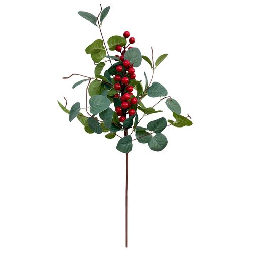 Haste Eucalipto com Cereja - 50cm