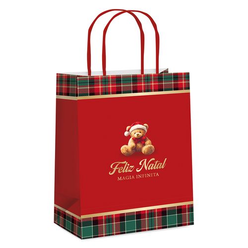 Sacola Papel Magia Infinita Ursinho - G