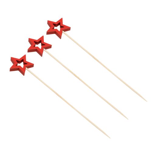Palito para Petisco Estrela Vermelha - 20 unidades