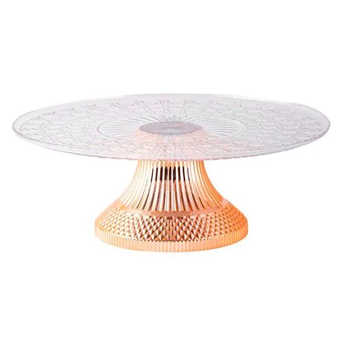 Boleira Lapidada Luxo Rosé Gold - 30cm