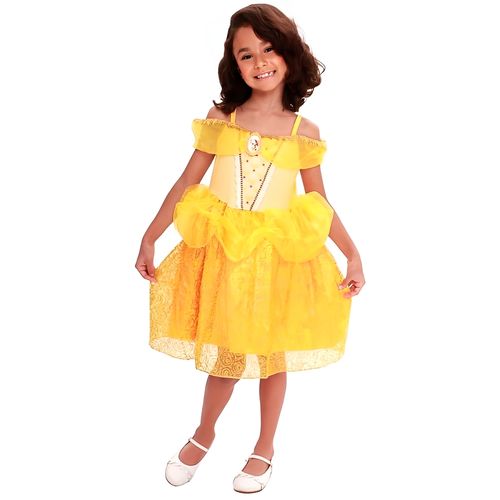Fantasia Princesa Bela Clássica Infantil