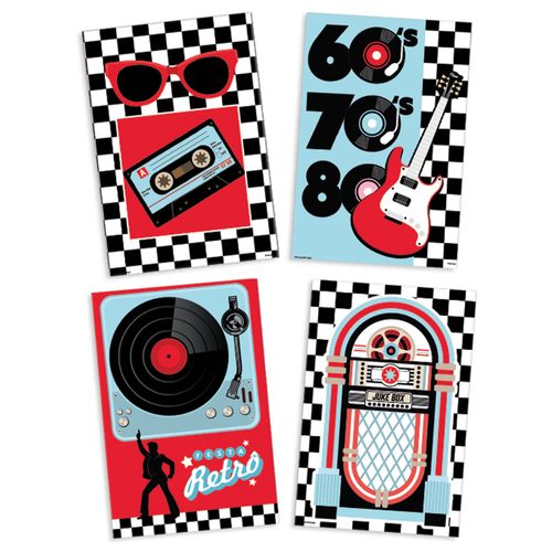 Quadros Decorativos Festa Retrô