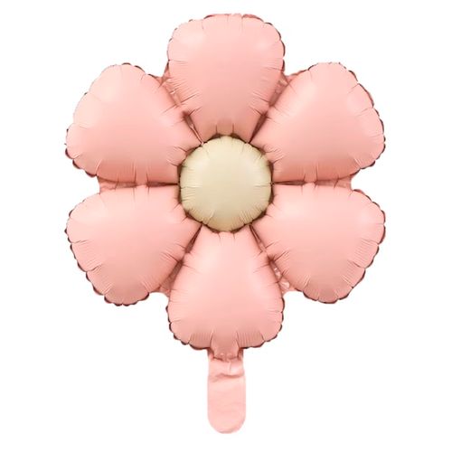 Balão Metalizado Margarida Rosa 23"