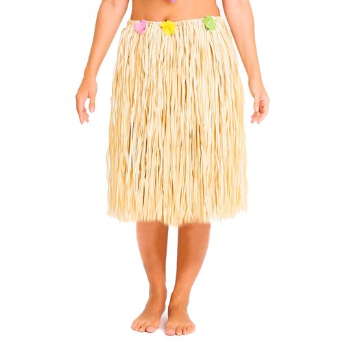 Saia Havaiana Palha Adulto