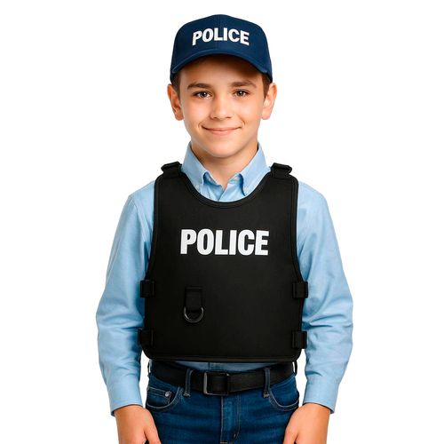 Colete Policial Infantil com Fivelas