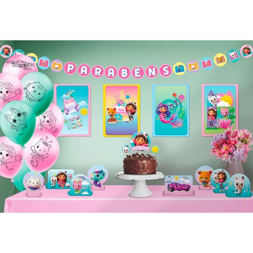 *Kit Festa Casa Mágica da Gabby - 24 Peças