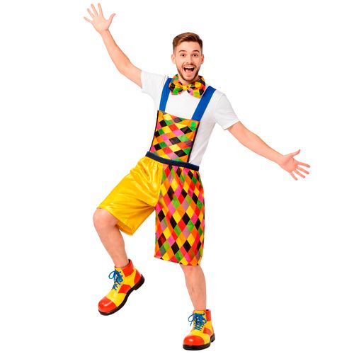 Fantasia Palhaço Paçoca Adulto