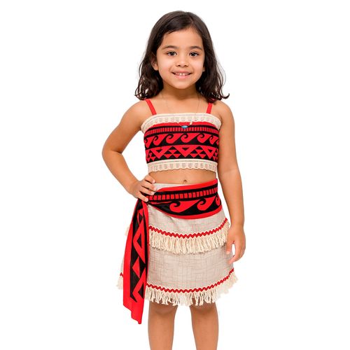 Fantasia Princesa Maori Infantil