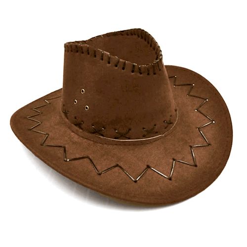 Chapéu Cowboy Marrom Adulto
