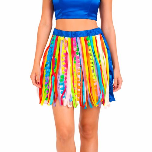 Saia Fitas Coloridas 35cm