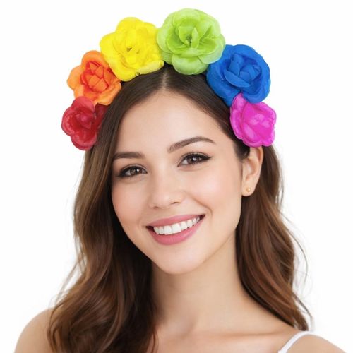 Tiara Flores Coloridas