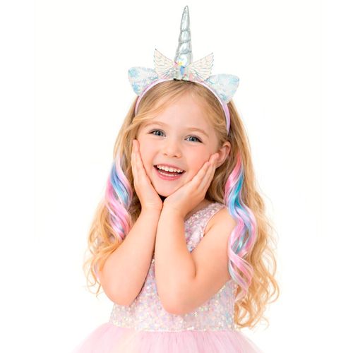 *Tiara Unicórnio Mechas Luxo