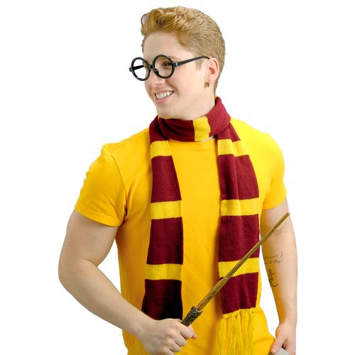 Kit Feiticeiro Adam - Varinha Óculos e Cachecol