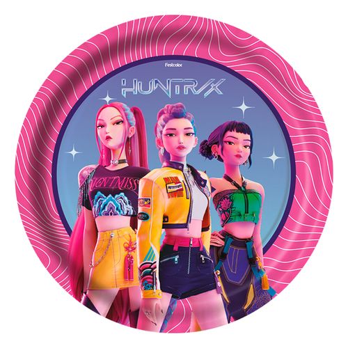 *Prato Guerreiras do K-Pop - 08 unidades