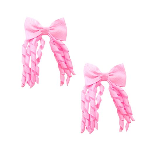 Presilha Laço Rococó Rosa Candy - par