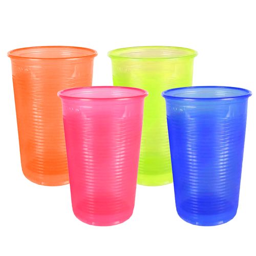 Copo 300ml Sortido Neon - 20 unidades