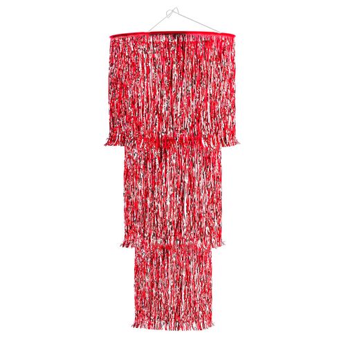 Lustre Metalizado Camadas Vermelho