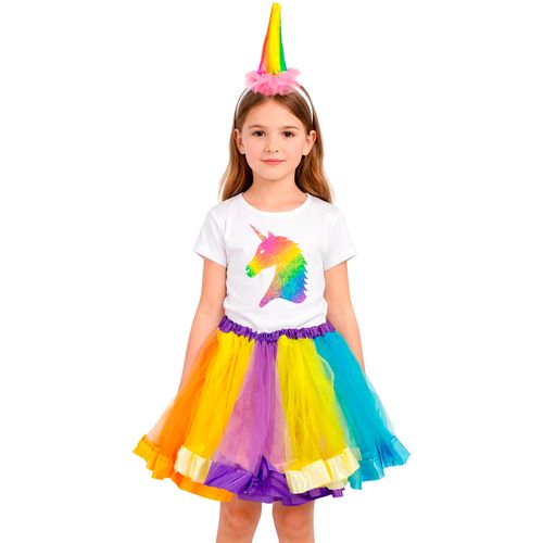 Kit Unicórnio - Saia e Tiara