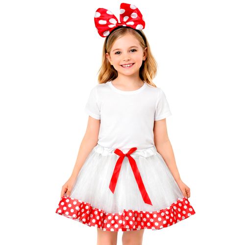 Kit Ratinha Infantil - Saia e Tiara