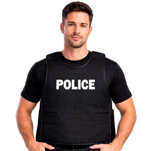 Colete Policial Adulto com Velcro