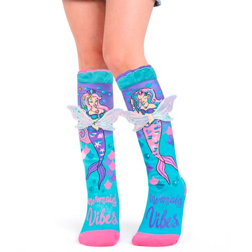 Meia Maluca Divertida 3D - Sereia