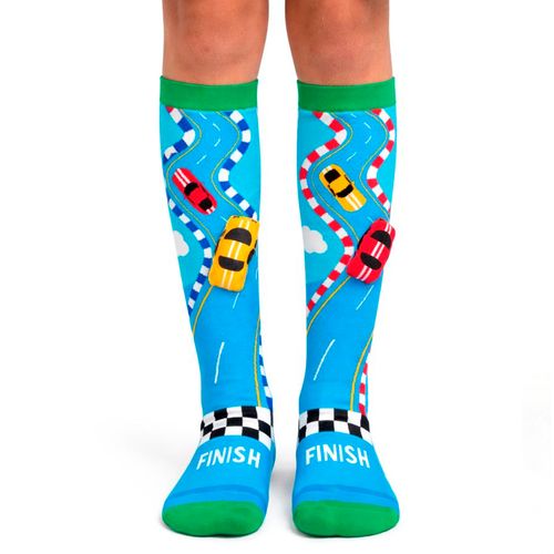 Meia Maluca Divertida 3D - Carrinhos