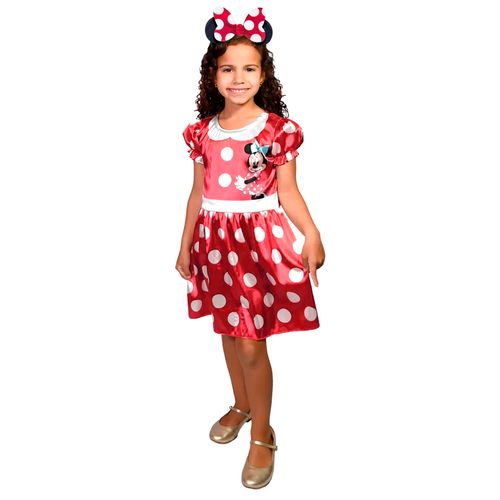 Fantasia Minnie Básica Infantil