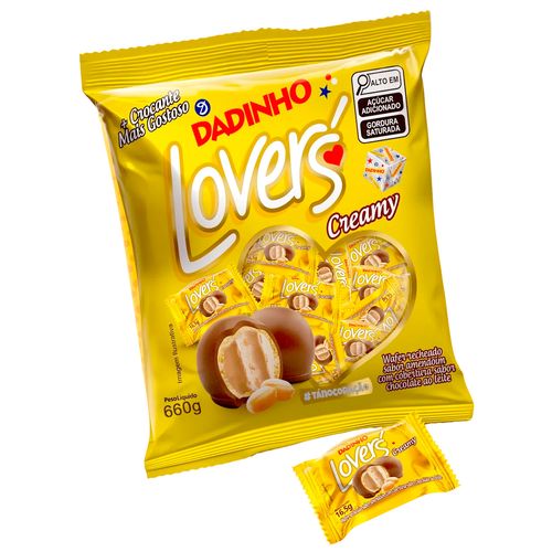 Bombom Dadinho Lovers - 660g