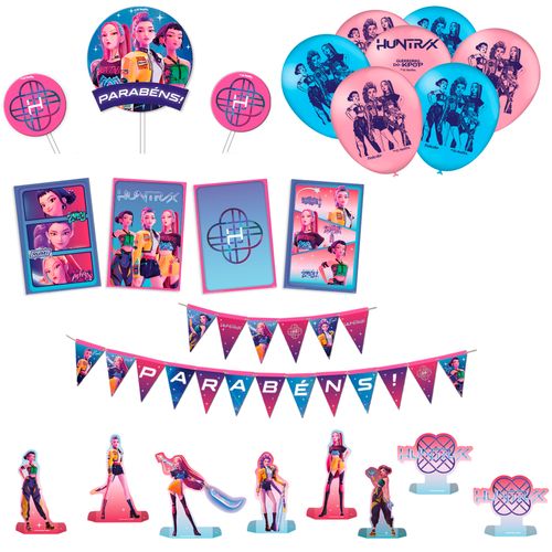 *Kit Festa Guerreiras do K-Pop - 24 Peças