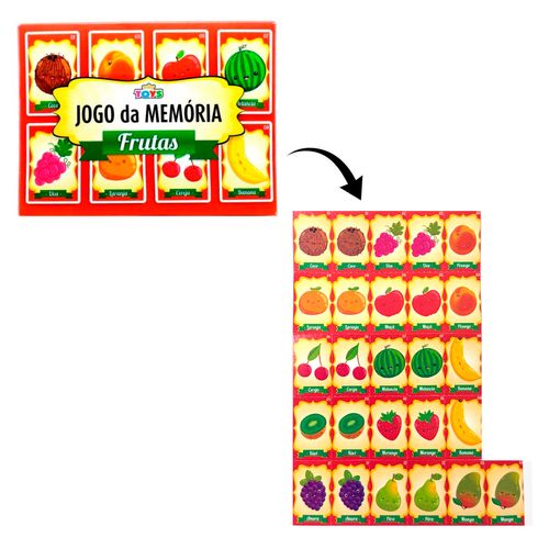 Jogo da Memória - Frutas