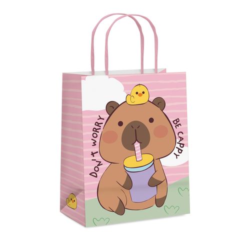 Sacola Papel Capivara Club - P