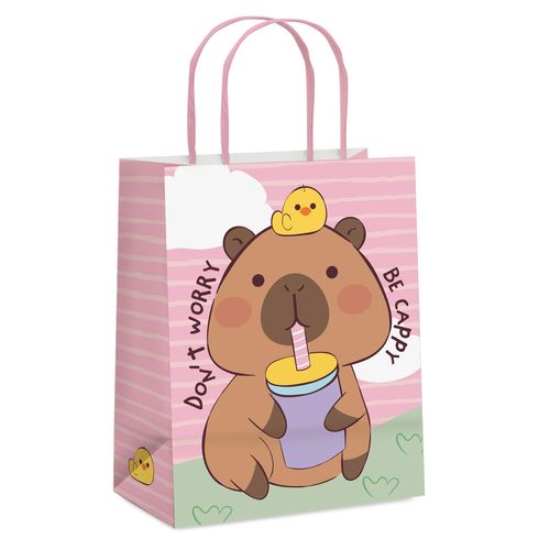 Sacola Papel Capivara Club - G