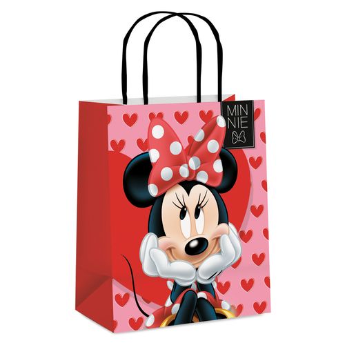 *Sacola Papel Minnie Love - M
