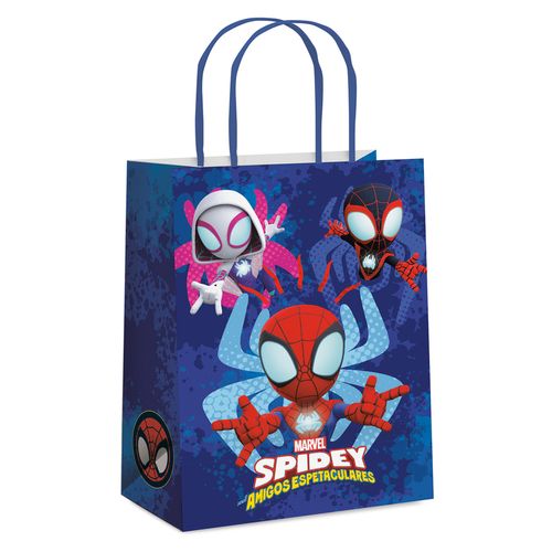*Sacola Papel Spidey And Friends - M