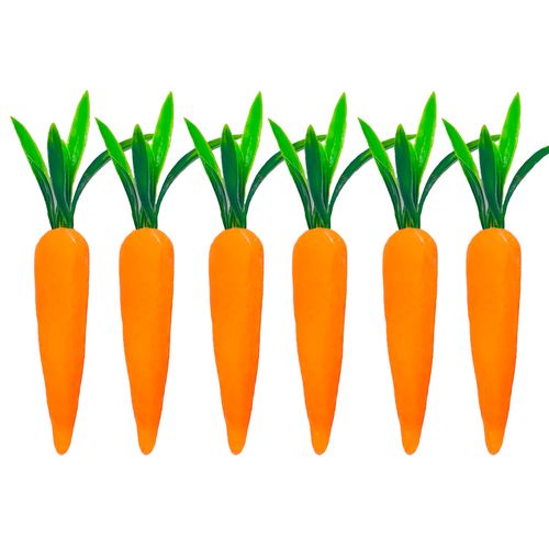 Cenoura Decorativa 14cm - 06 unidades