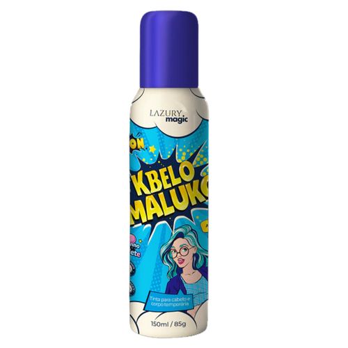 Tinta Cabelo Maluco Azul Neon - Lazury
