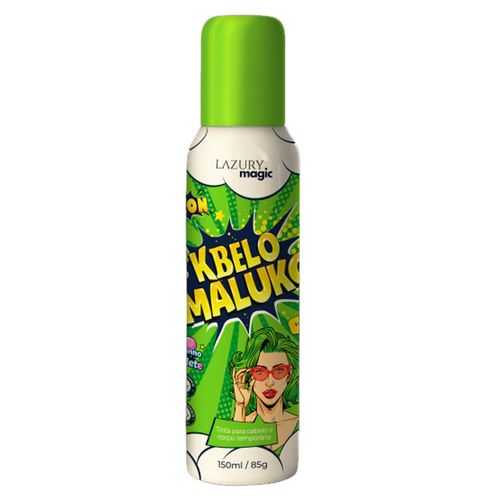 Tinta Cabelo Maluco Verde Neon - Lazury