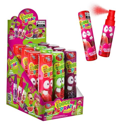 Bala Doce Spray Azedinho - 12 unidades