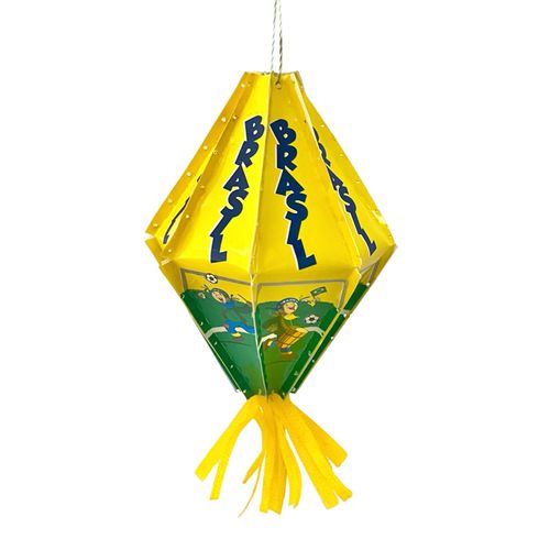 *Balão Junino Plástico Brasil - 12cm