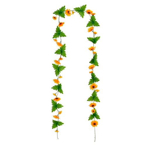 Corrente Guirlanda Girassol 28 Flores - 245cm
