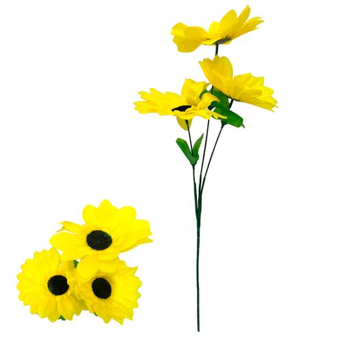 Haste Girassol 3 Flores - 60cm