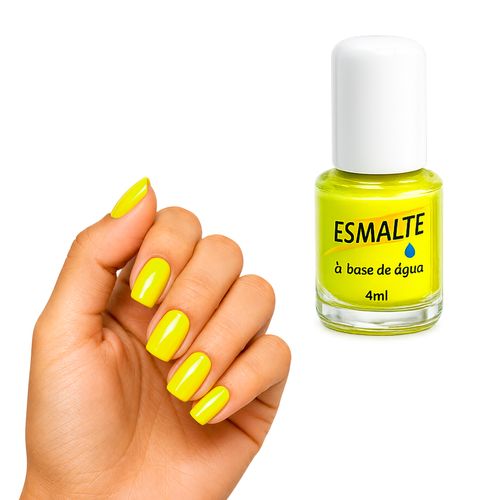 Esmalte para Unhas Amarelo Neon - Lazury