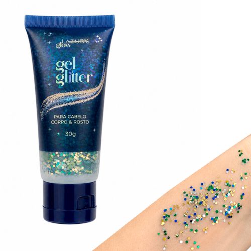 Gel Glitter Cabelo e Corpo Copa - Lazury