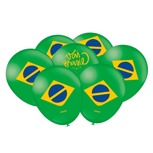 *Balão 9 Verde Copa - 25 unidades
