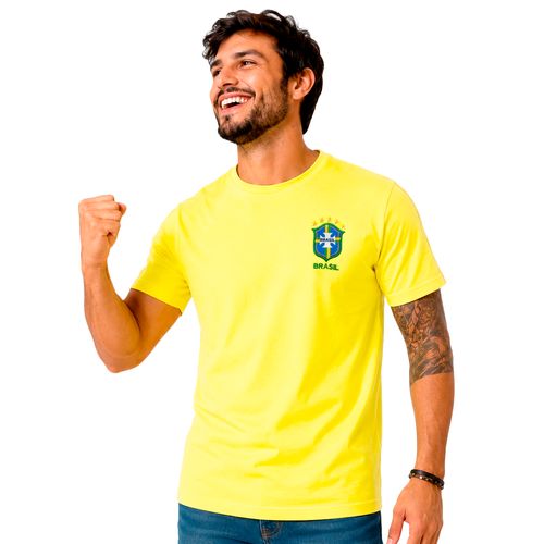 Camiseta Brasil Masculina Adulto