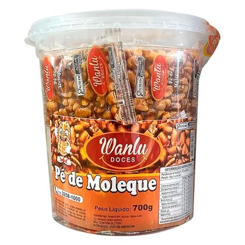Pé de Moleque Crocante 700g - Wanlu