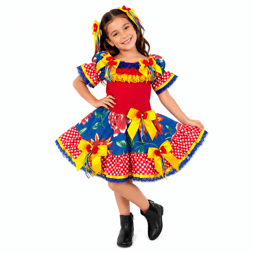 Vestido Junino Infantil Rafaela