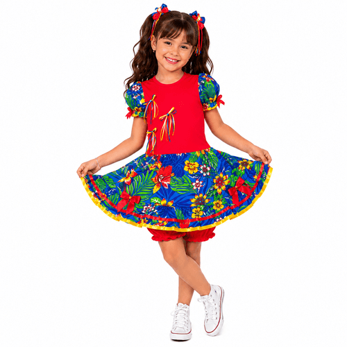 Vestido Junino Infantil Maria Luiza
